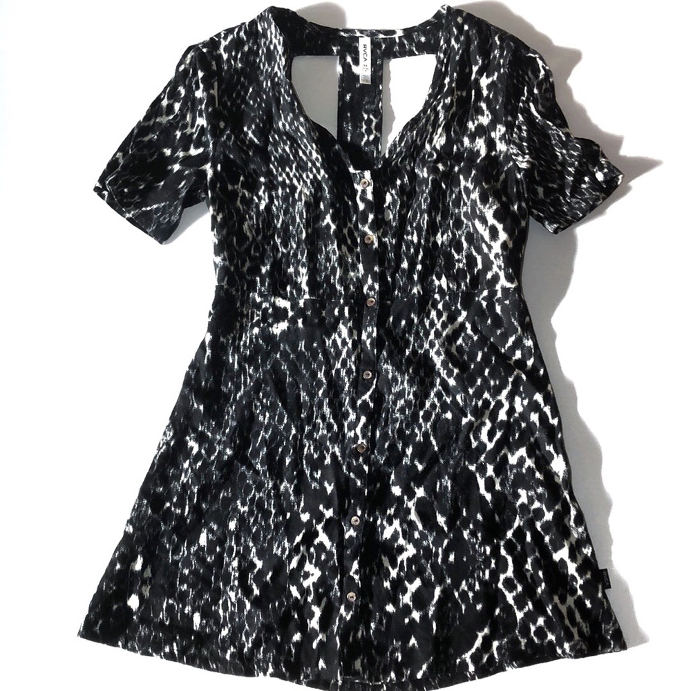NWOT RVCA-Flo Mini Dress - Picture 3 of 8